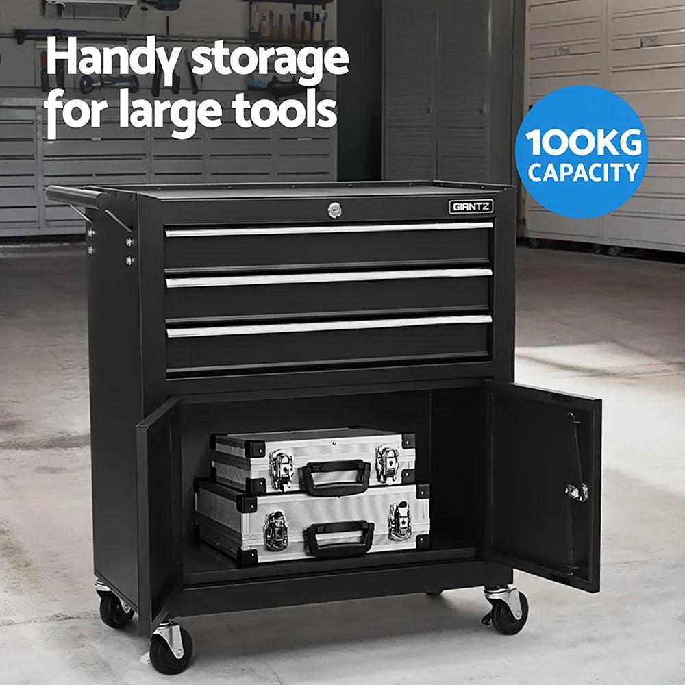 Giantz Tool Chest Trolley 12 Drawers Storage Cabinet