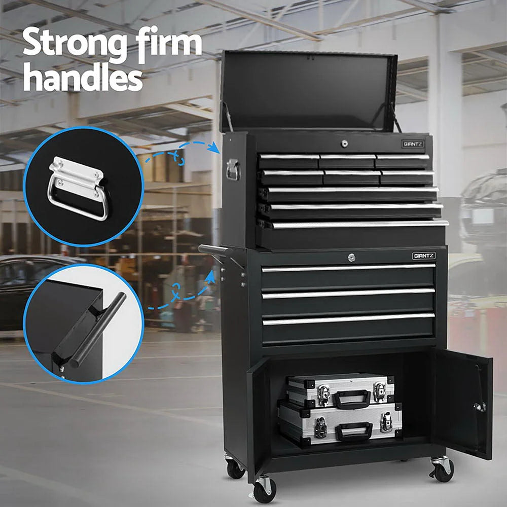Giantz Tool Chest Trolley 12 Drawers Storage Cabinet