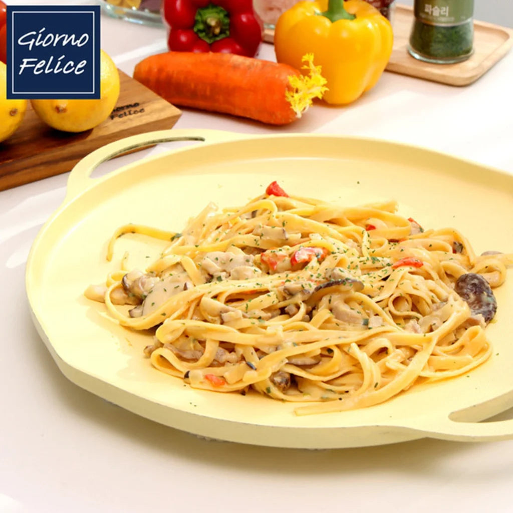 Giorno Felice IH Griddle Pan 34cm Round Ceramic Non-Stick