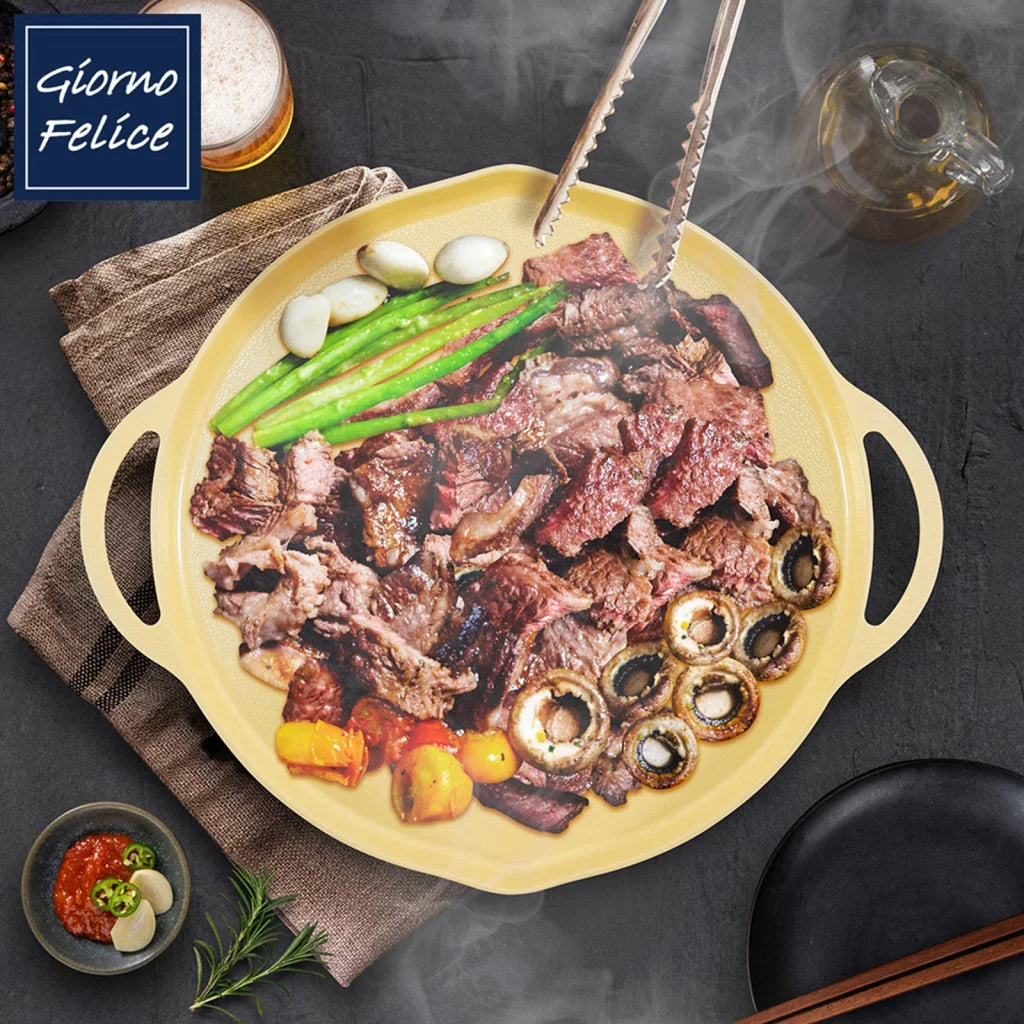 Giorno Felice IH Griddle Pan 34cm Round Ceramic Non-Stick
