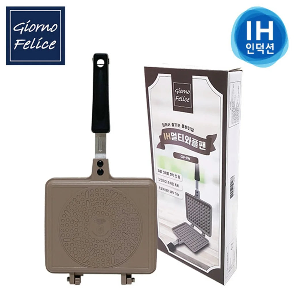 Giorno Felice IH Waffle Maker Pan Non Stick Double