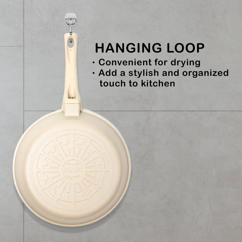 Giorno Felice IH Wok Pan 28cm Ceramic Non-Stick Stir Frypan