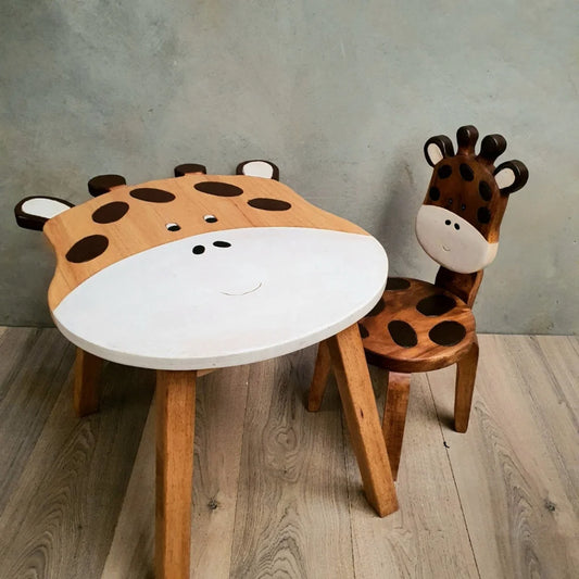 Giraffe Table + Chair Set - Baby & Kids > Kid’s Furniture >