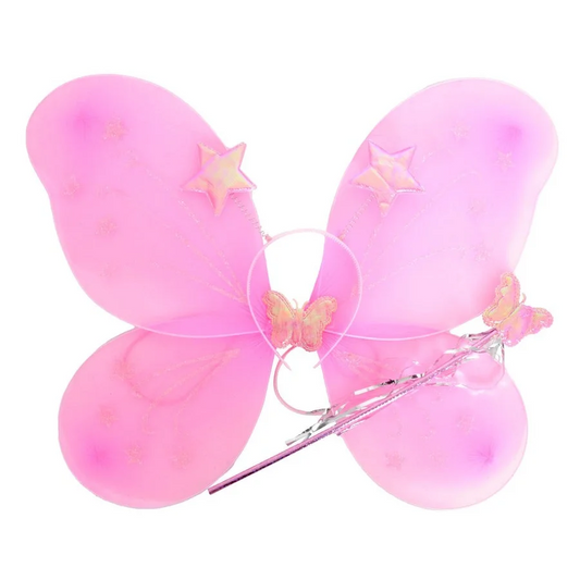 Girls Kids Angel Fairy Butterfly Wing Fancy Princess