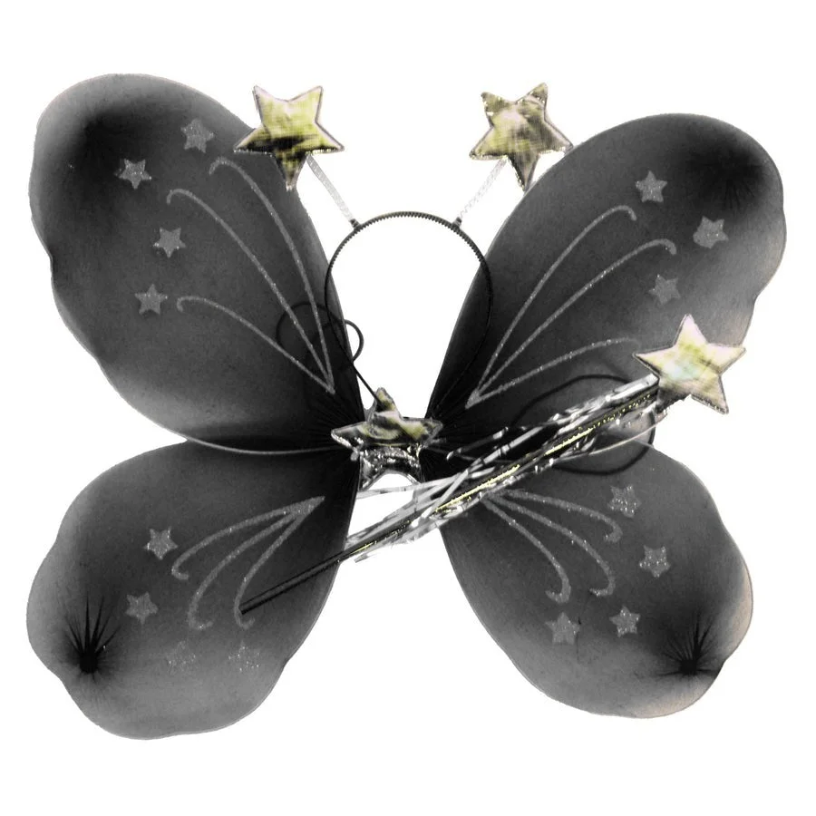 Girls Kids Angel Fairy Butterfly Wing Fancy Princess