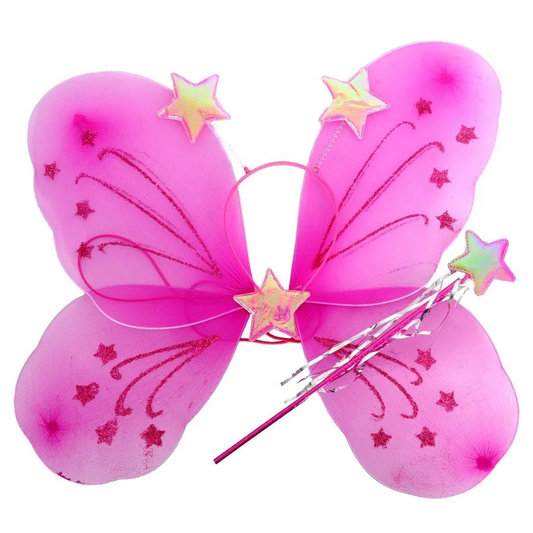 Girls Kids Angel Fairy Butterfly Wing Fancy Princess Party