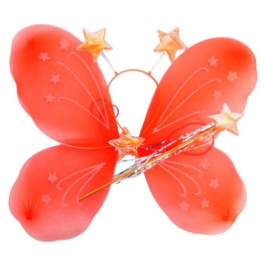 Girls Kids Angel Fairy Butterfly Wing Fancy Princess Party