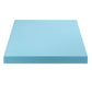 Foam 12cm mattress topper with cover fabric and edge stitching