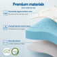 Foam 12cm mattress topper with mattress cushioning and stitched sides