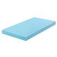 Single cool gel memory foam bamboo cover mattress topper