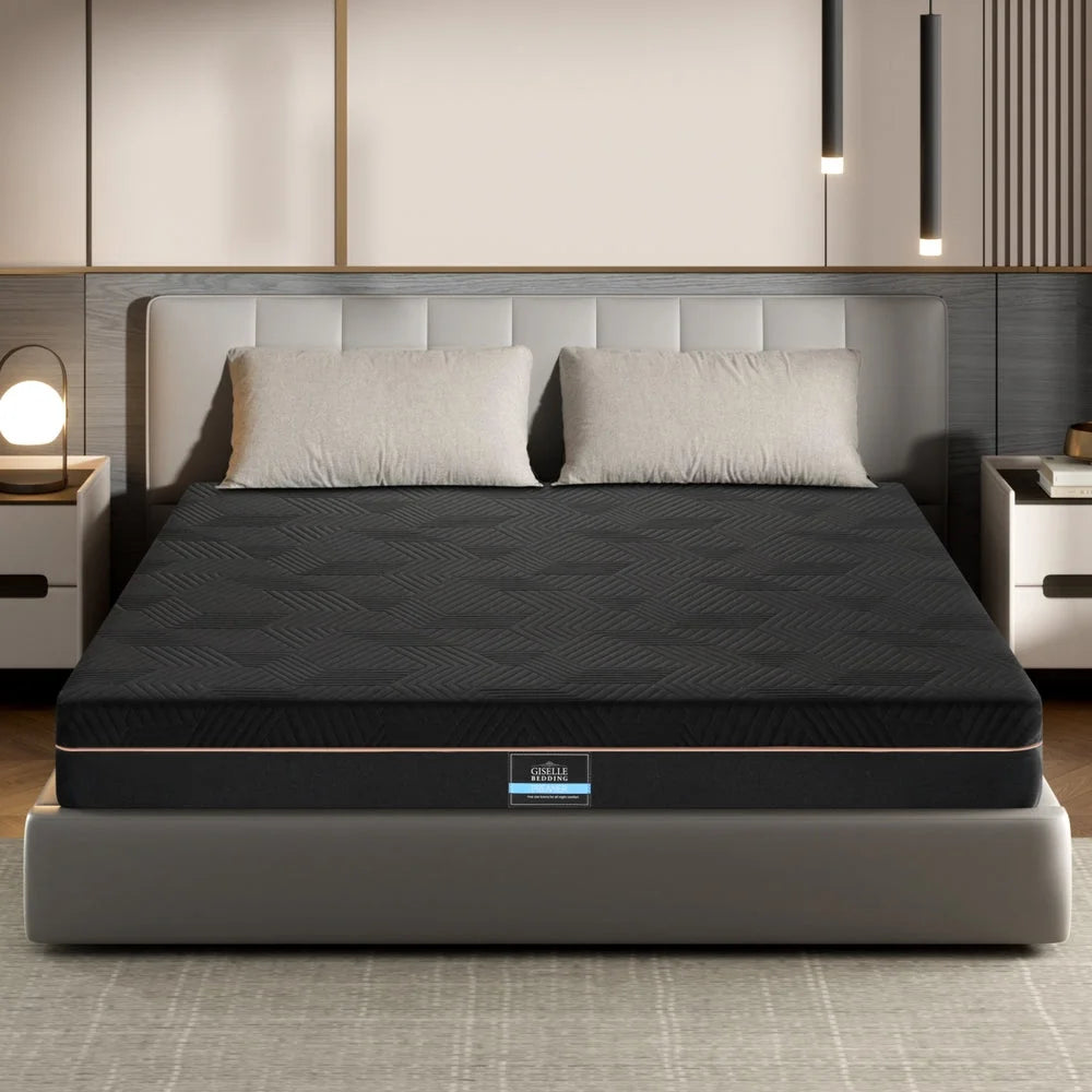 Giselle 18cm Memory Foam Mattress Green Tea Foam Cool Gel
