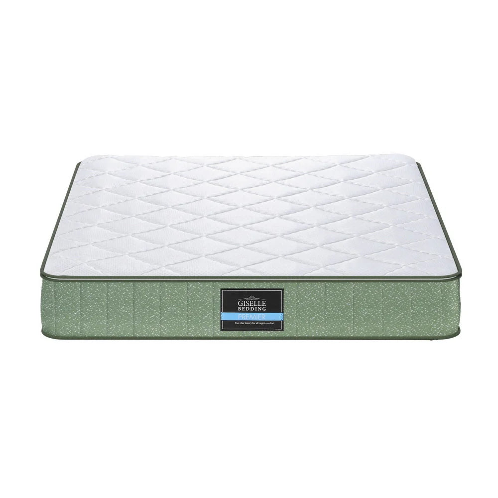 Giselle 25cm Memory Foam Mattress Dual Layer Zipper Cover