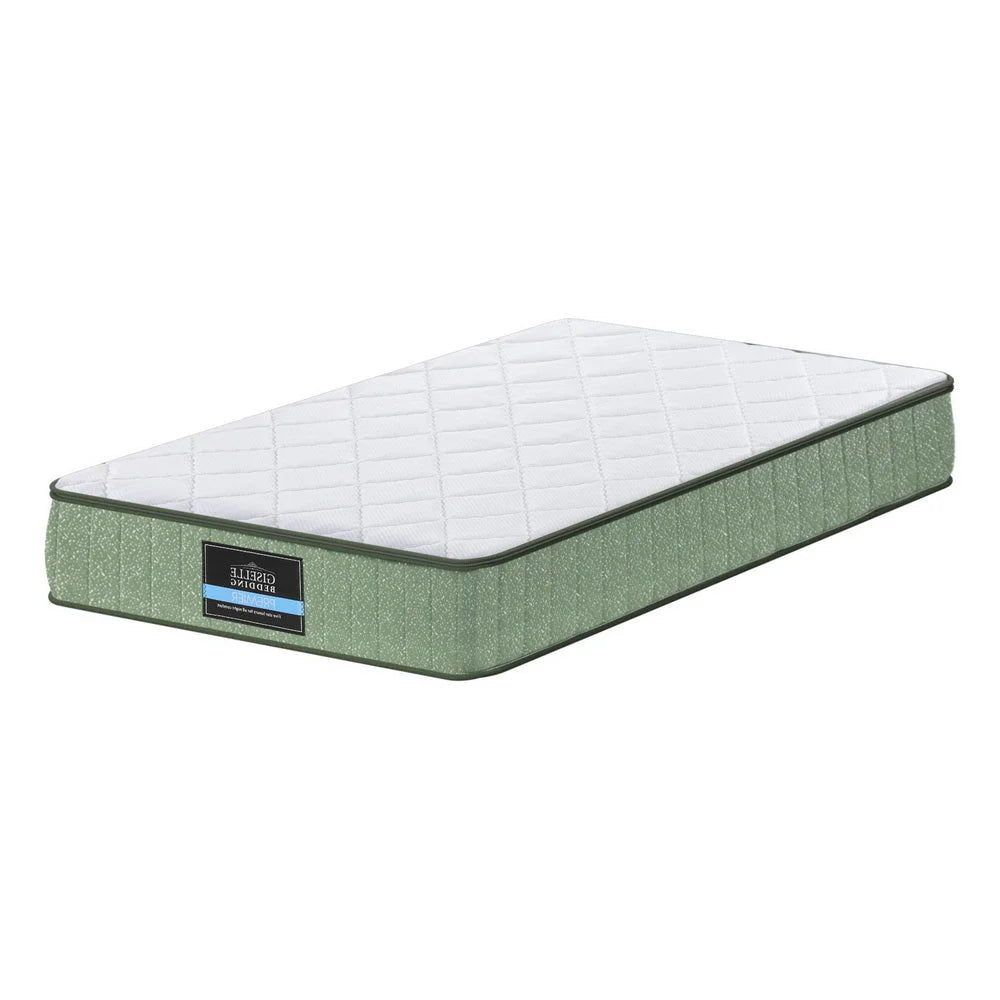 Charcoal foam 25cm mattress with cover fabric and edge stitching