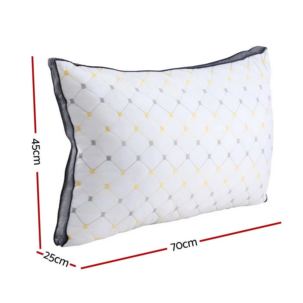 Giselle 2pcs Pillows Microfibre bedding 861