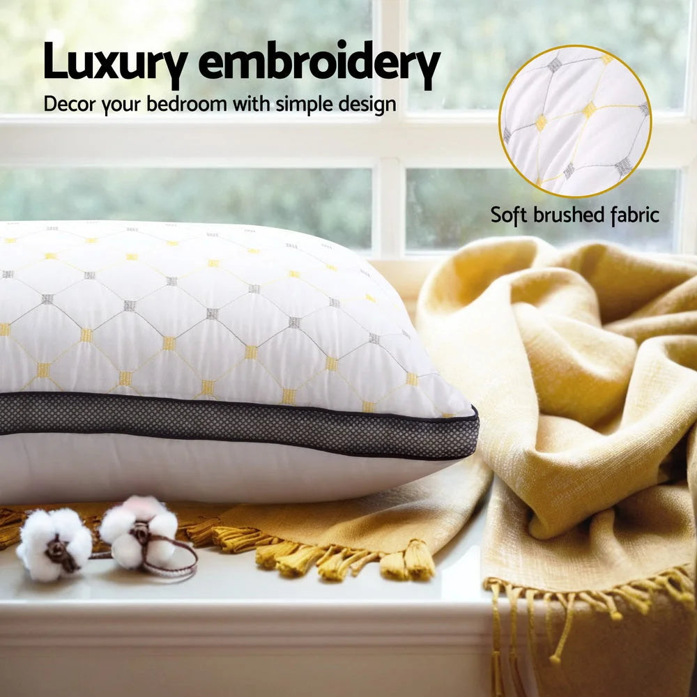 Giselle 4pcs Pillows Microfibre bedding 262