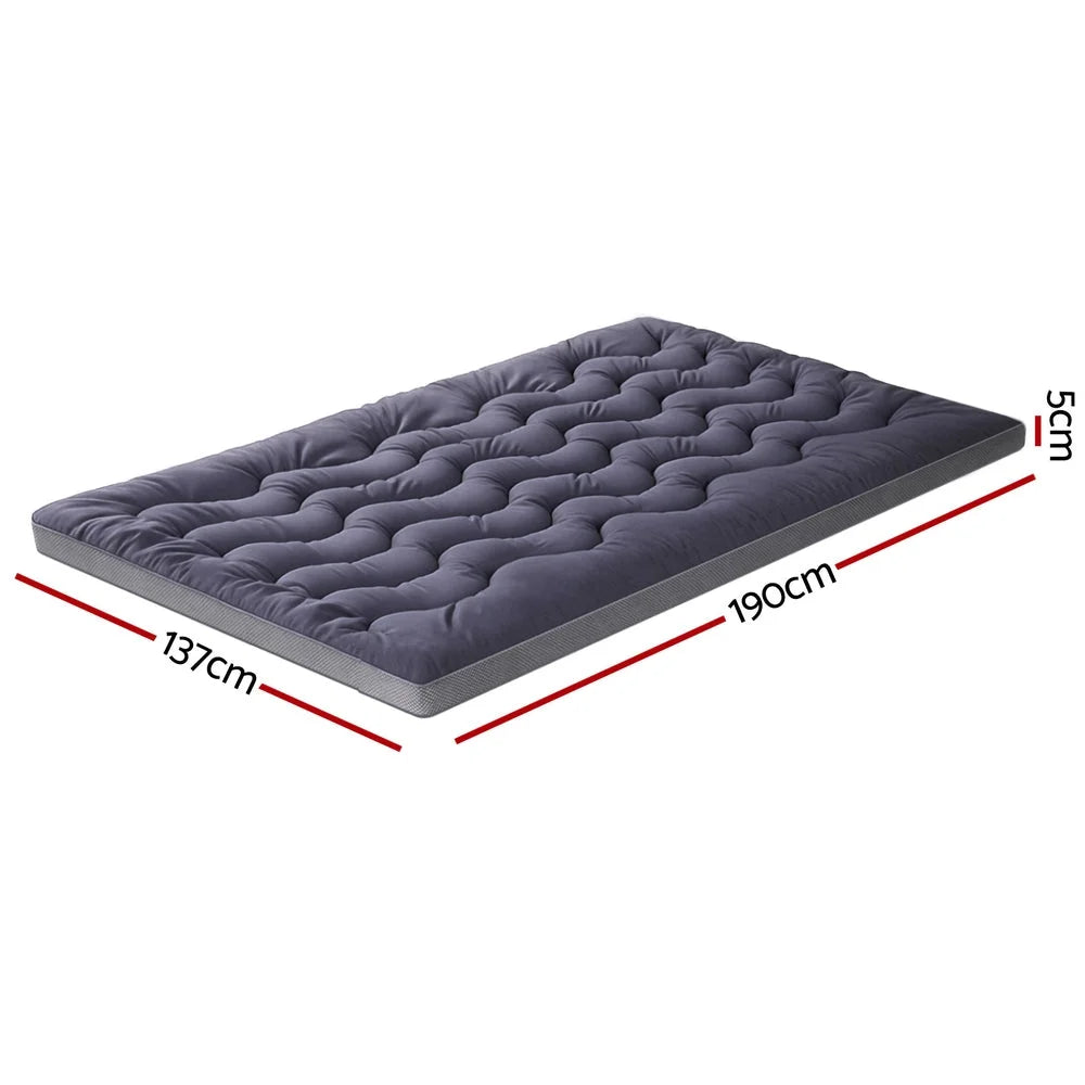 Mattress topper with pillowtop toppers double