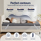 Giselle 8cm Memory Foam Mattress Topper Gel Dual Layer Foam