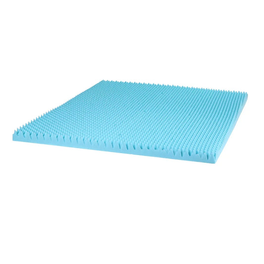 Giselle 8cm Memory Foam Mattress Topper Gel Egg Crate Foam