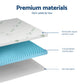 Giselle 8cm Memory Foam Mattress Topper Gel Egg Crate Foam