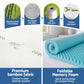 Giselle 8cm Memory Foam Mattress Topper Gel Egg Crate Foam