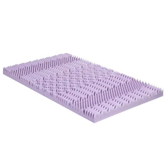 Giselle 8cm Memory Foam Mattress Topper Lavender Infused