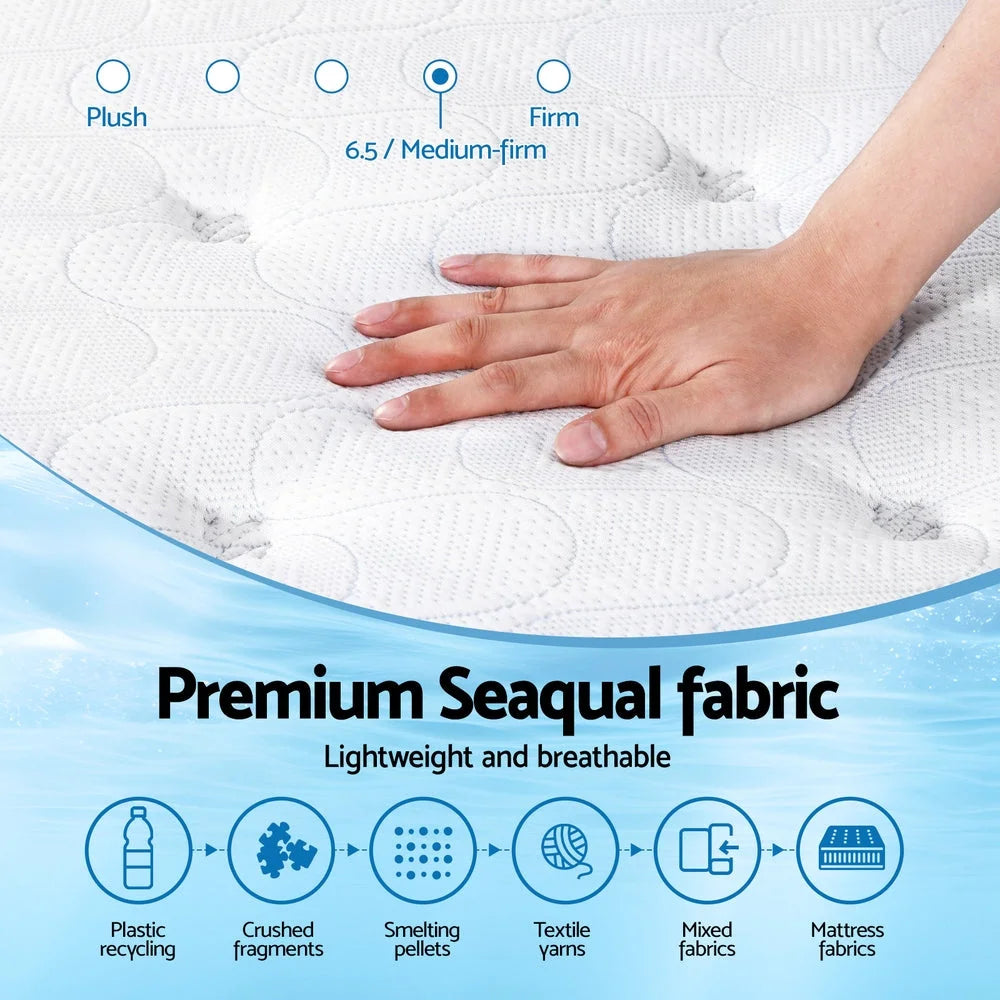 30cm Mattress Gel Foam Pocket Spring King giselle