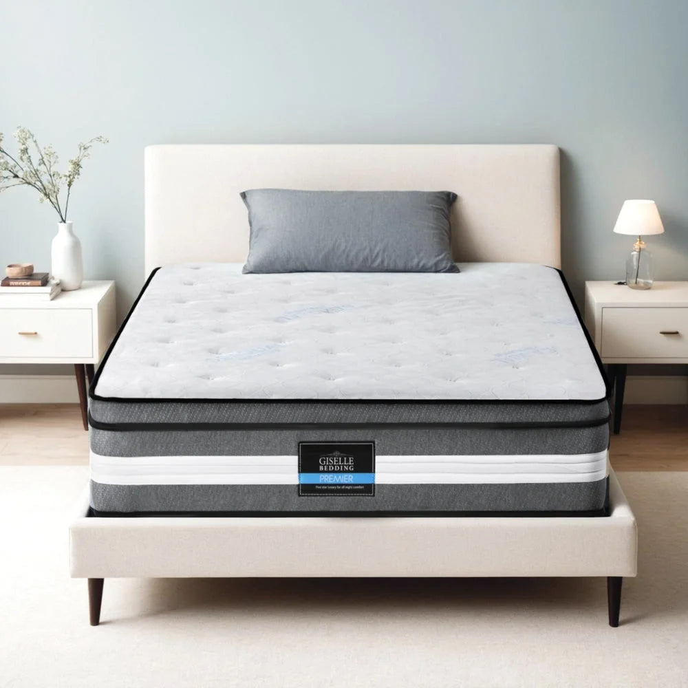 Giselle Bedding 30cm Mattress Gel Foam Pocket Spring King