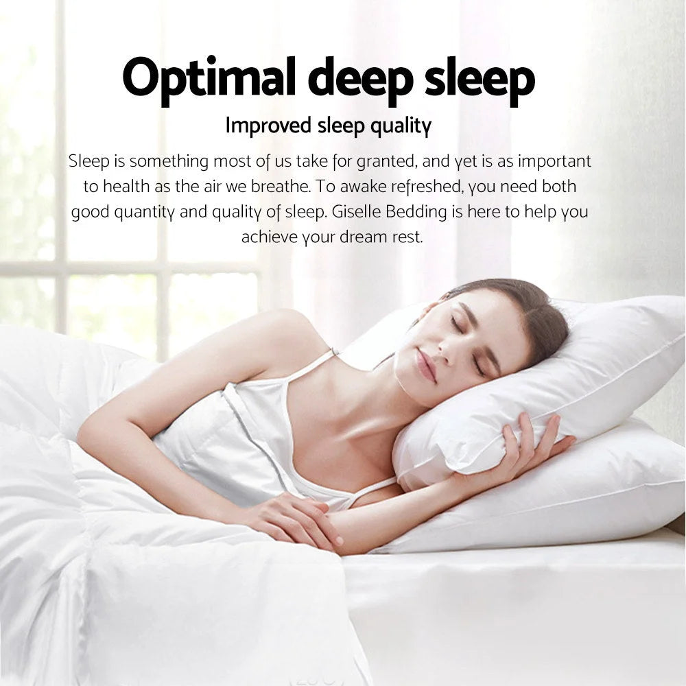 Bedding duck down with feather quilt duvet doona winter