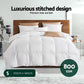 Bedding goose down with feather quilt winter blanket