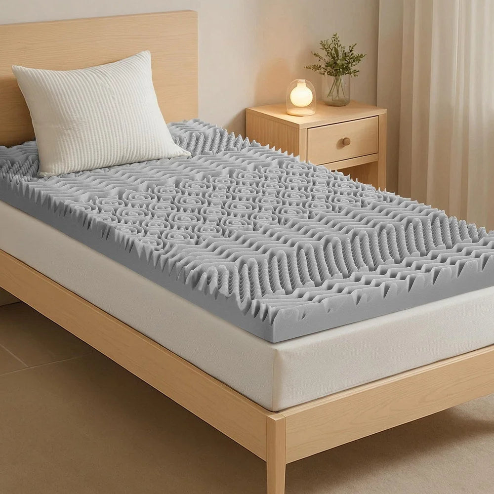 Giselle Bedding 8cm Memory Foam Mattress Topper 7-Zone