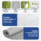 Giselle Bedding 8cm Memory Foam Mattress Topper 7-Zone