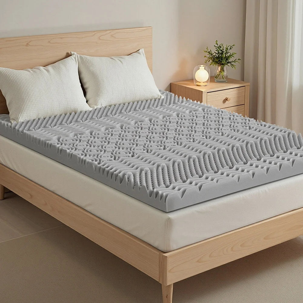 Giselle Bedding 8cm Memory Foam Mattress Topper 7-Zone