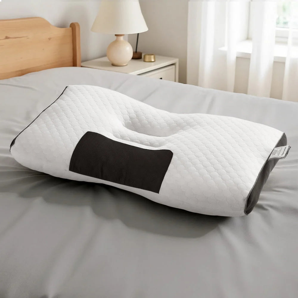48x73cm bedding contour pillow with folded edge and material layering