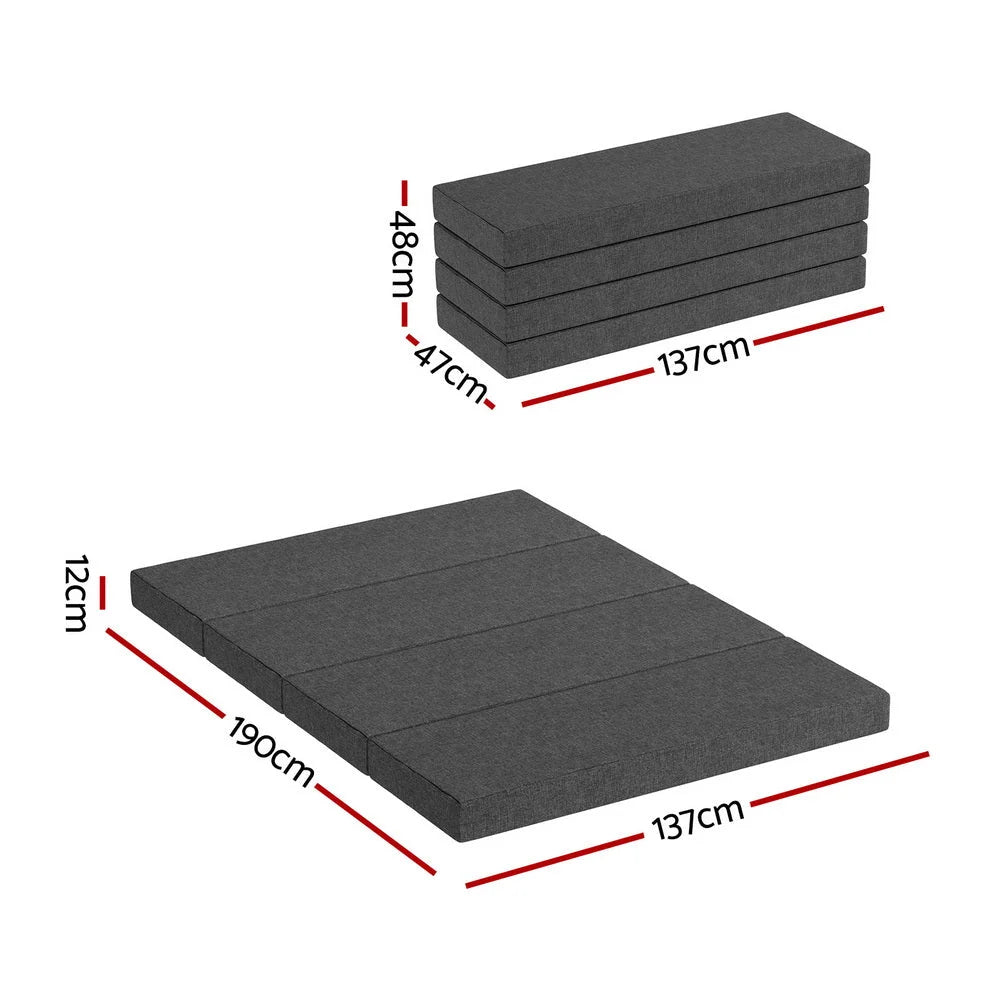 Mattress with bedding foldable folding foam mattresses