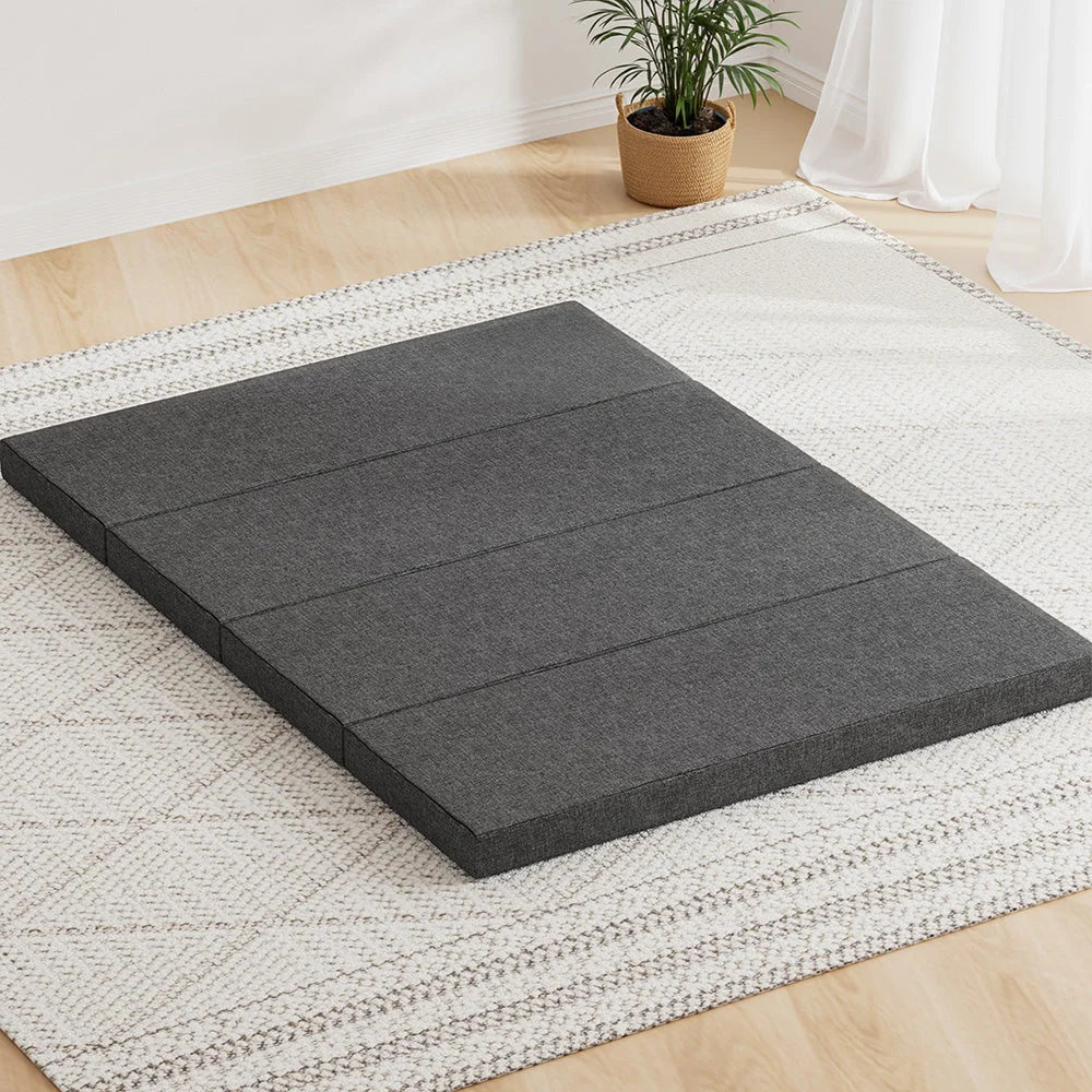 Mattress with bedding foldable folding foam
