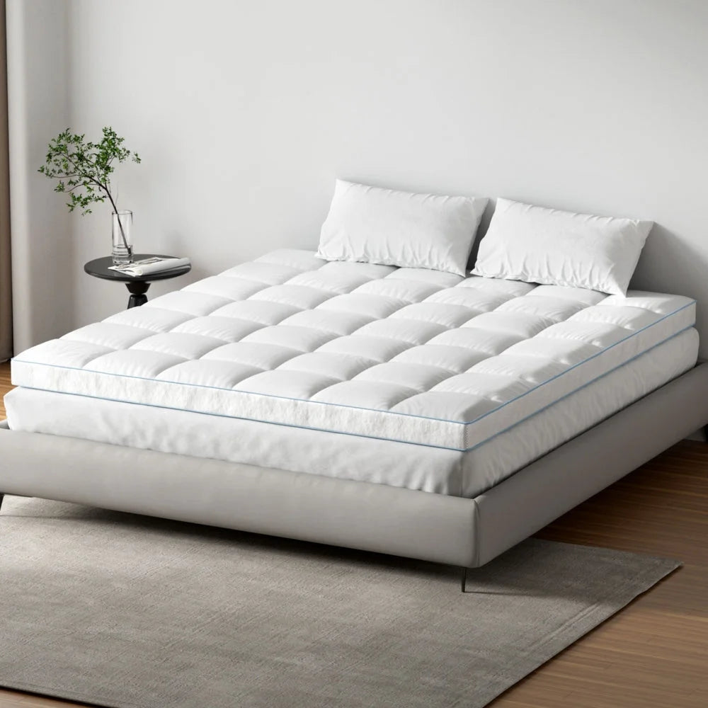 Mattress Topper Pillowtop Bamboo 10cm King giselle bedding