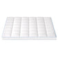 Bamboo 10cm mattress topper with layered foam surface
