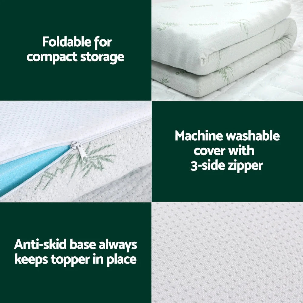 5cm mattress topper with foam layer for bedroom mattresses