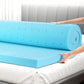 Memory Foam Mattress Topper Ventilated Cool Gel 8cm