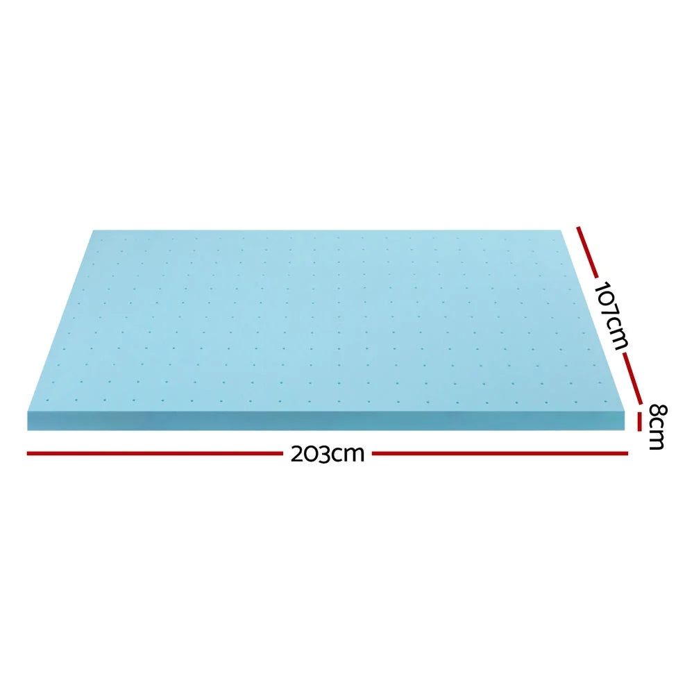 Memory Foam Mattress Topper Ventilated Cool