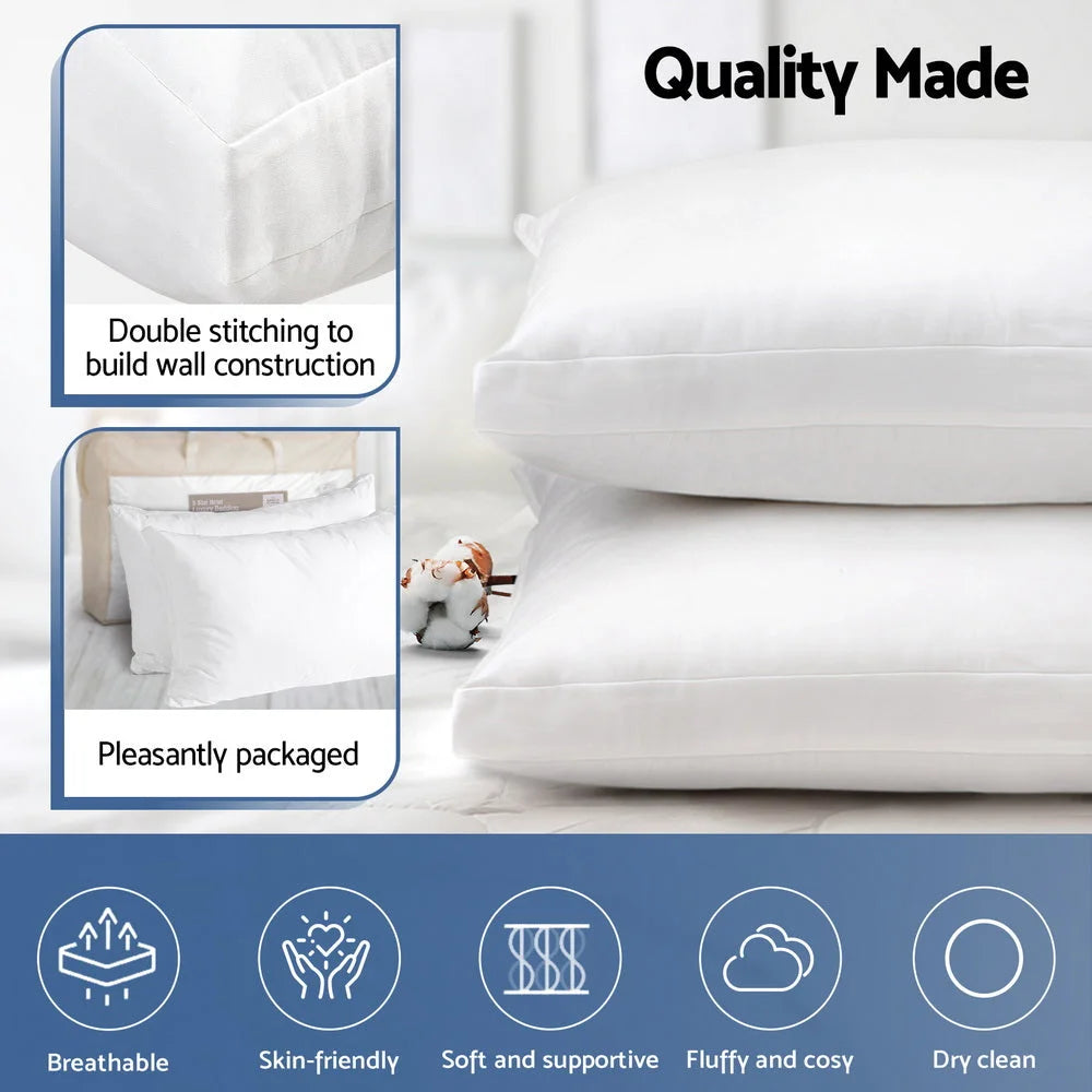 Giselle Bedding Shredded Memory Foam Pillow Adjustable Loft