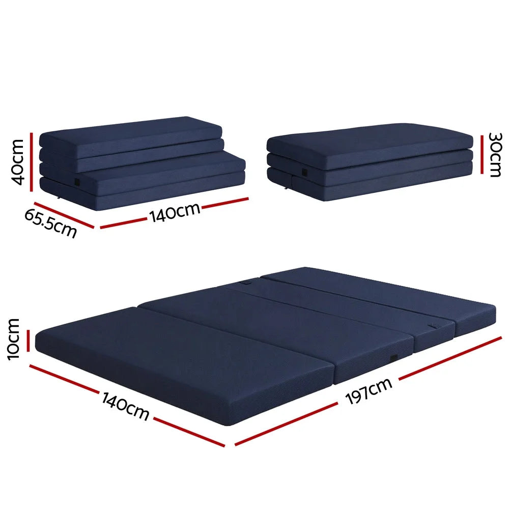 Giselle Foldable Mattress Folding Foam Mattresses Portable Floor Mat
