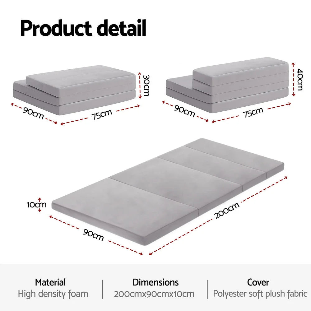 Giselle Foldable Mattress Folding Sofa Bed