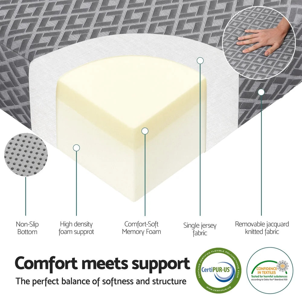 Giselle Foldable Mattress Folding Sofa Bed Trifold Memory Foam