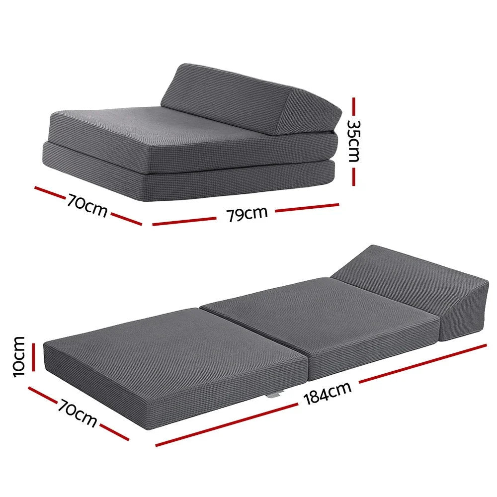 Giselle Foldable Mattress Folding Sofa Bed Trifold Sleeping
