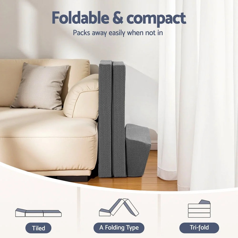 Giselle Foldable Mattress Folding Sofa Bed Trifold Sleeping