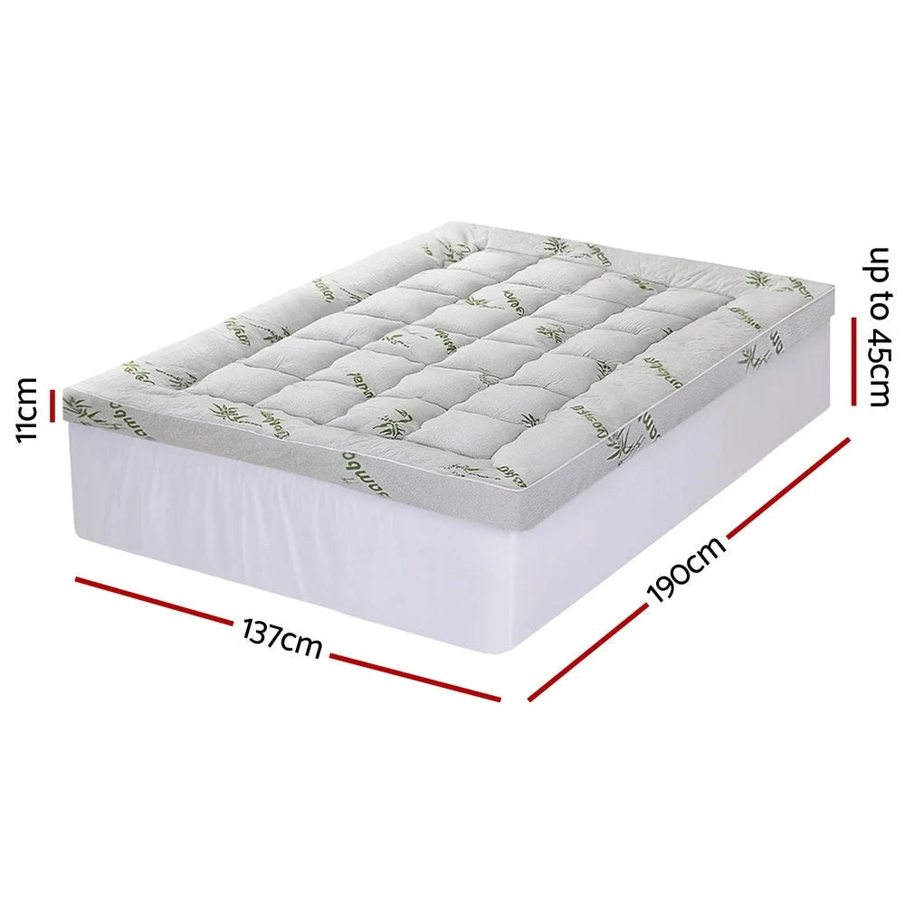 Mattress topper with pillowtop toppers double mattresses