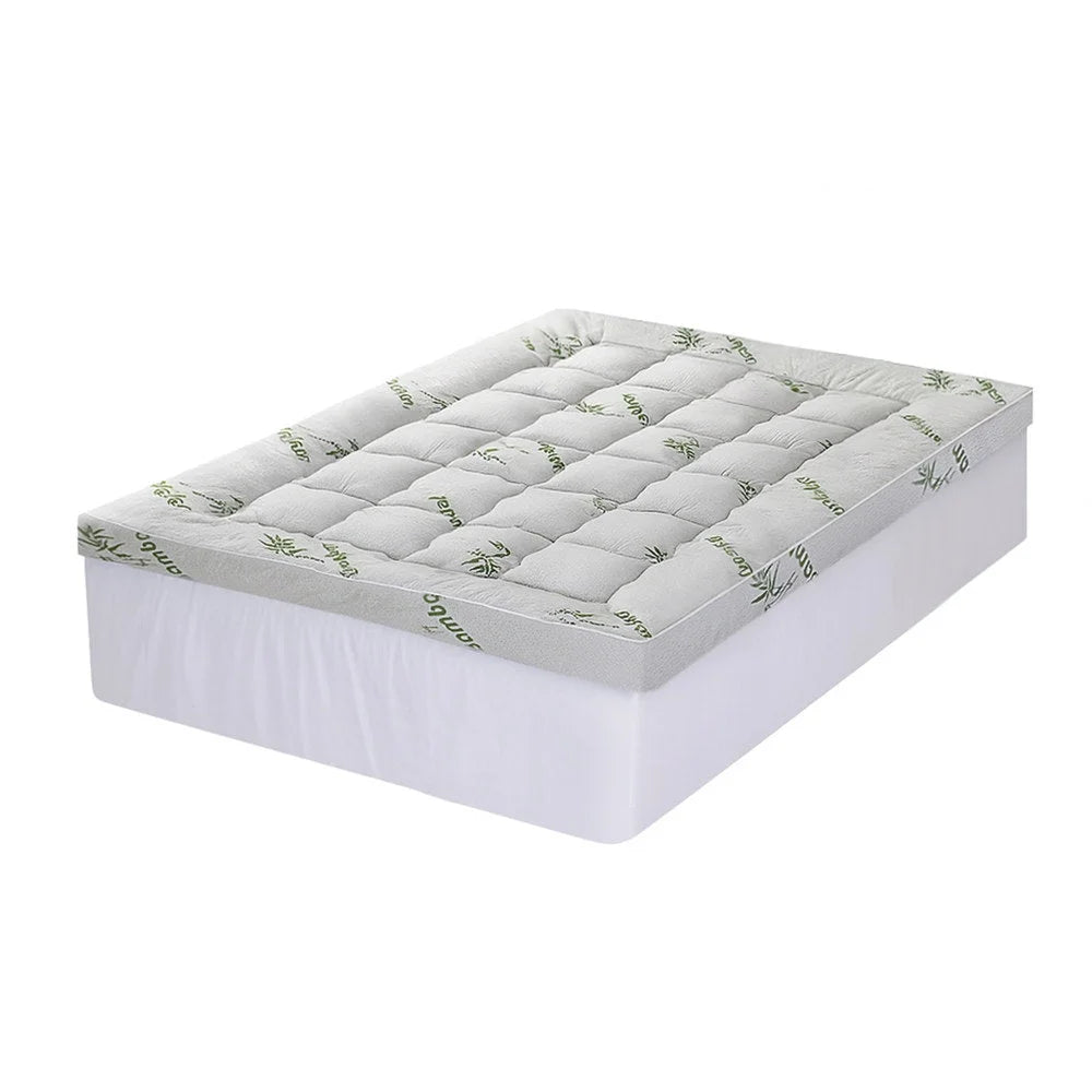 Giselle Mattress Topper 11cm Pillowtop toppers Bamboo Double furniture