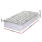 Bamboo 11cm mattress topper with foam layer and stitched cover