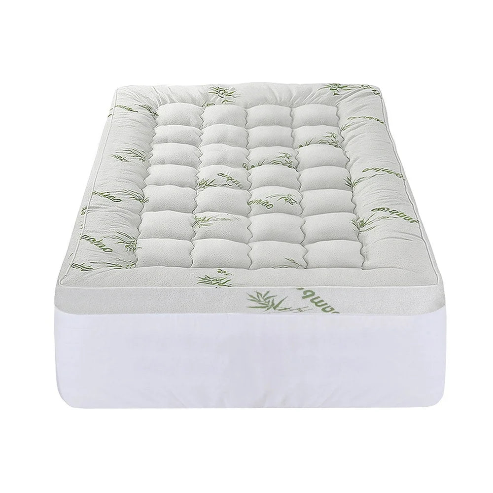Giselle Mattress Topper 11cm Pillowtop toppers Bamboo King Single